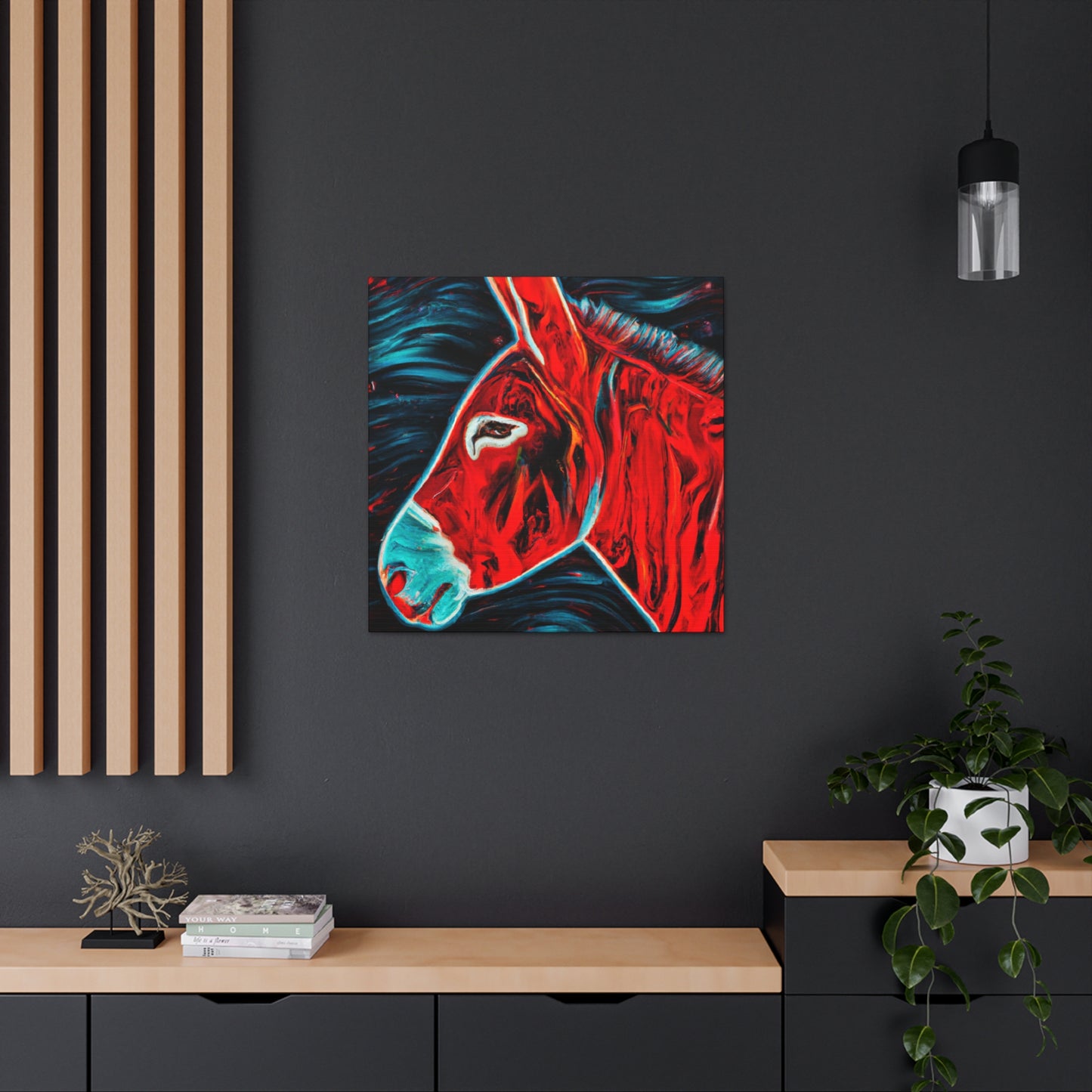 Mule in Monochrome - Canvas