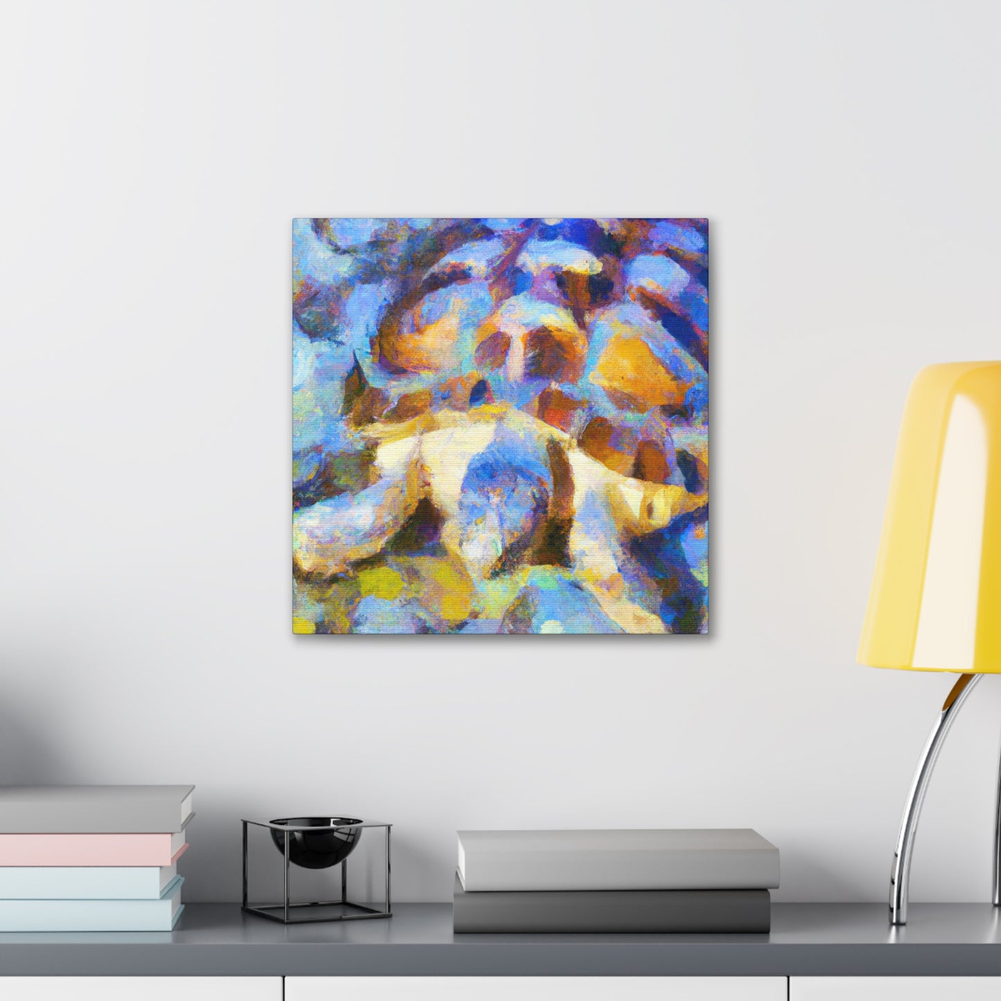 "Box Turtle in Impressionism" - Canvas