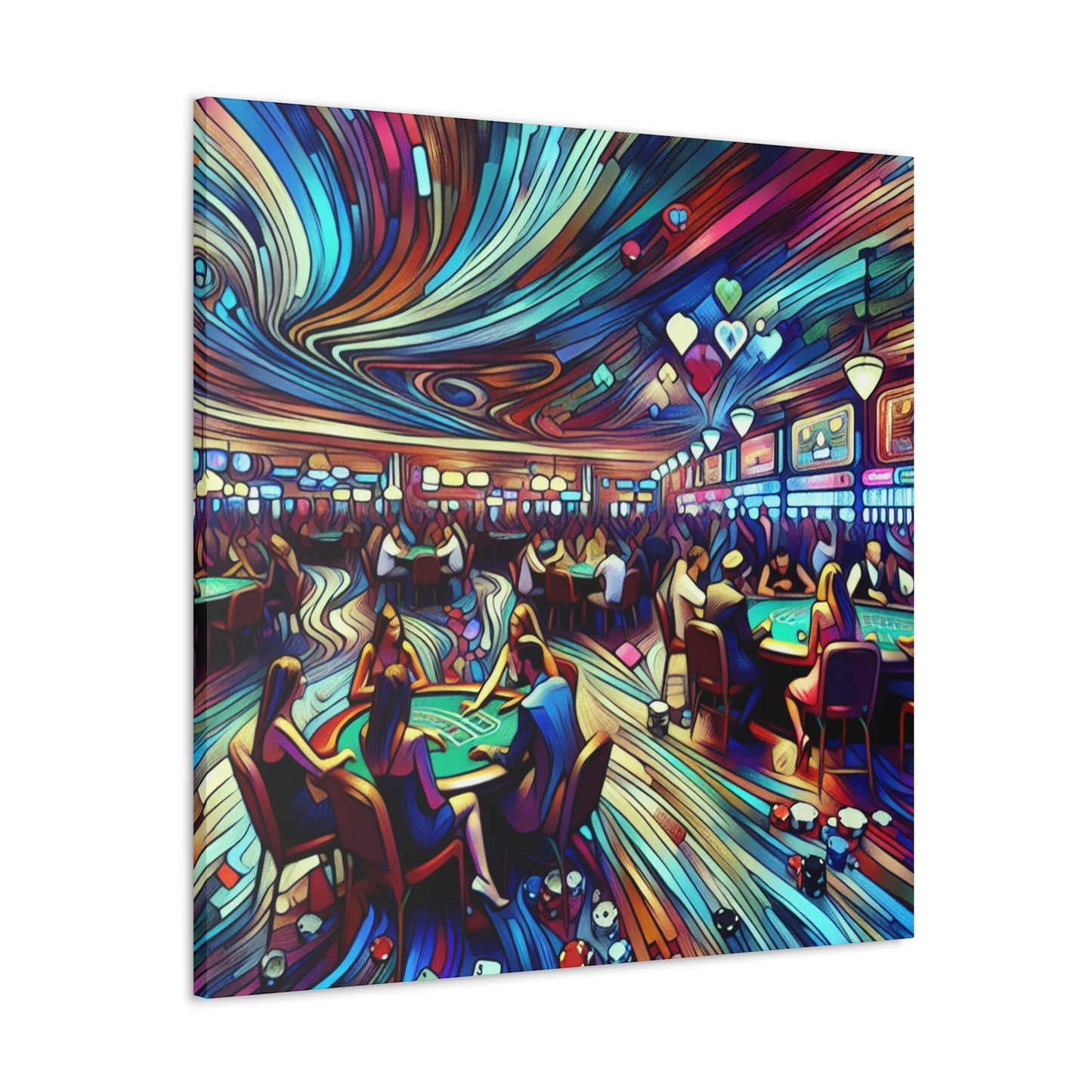 "Chaos at Casino" - Canvas