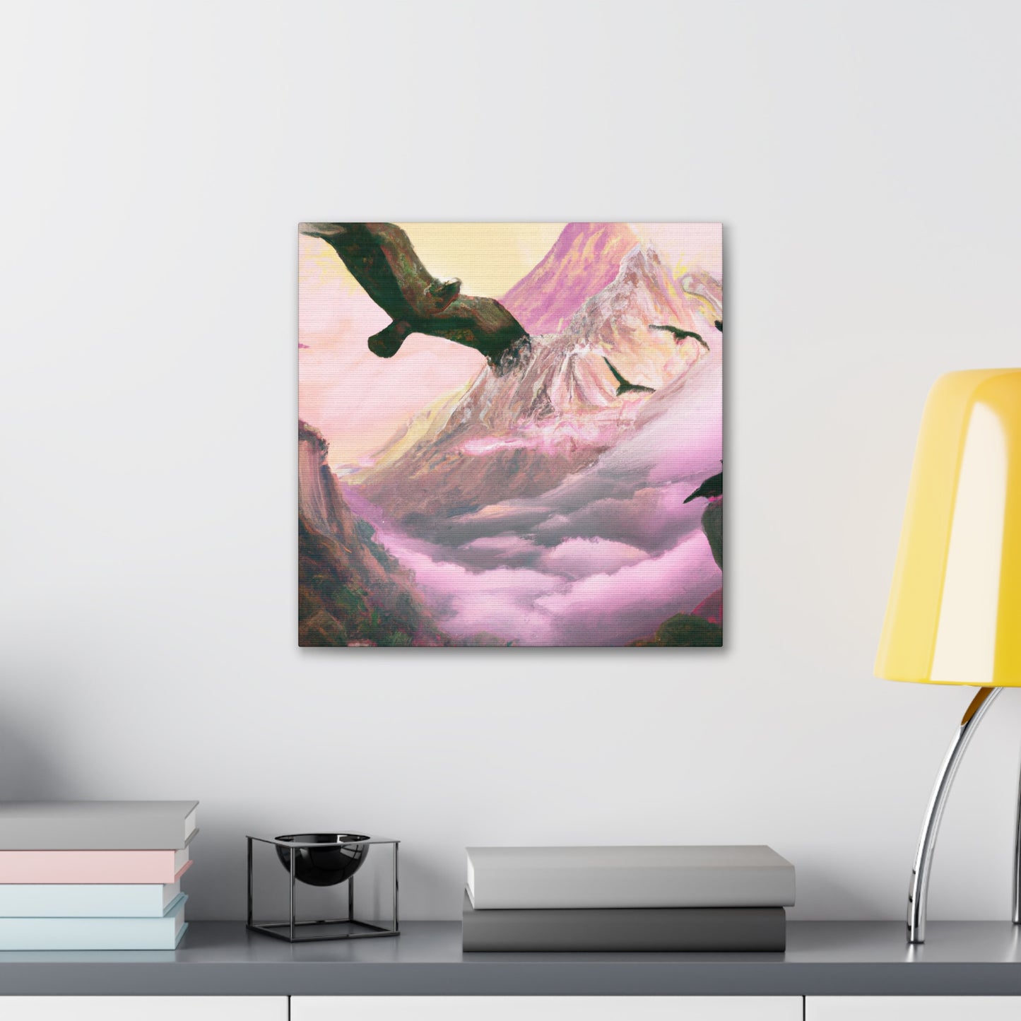 "Condor's Surreal Flight" - Canvas