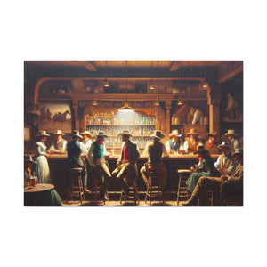 "Wild West Saloons" - Canvas