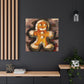 Gingerbread Man Deco - Canvas