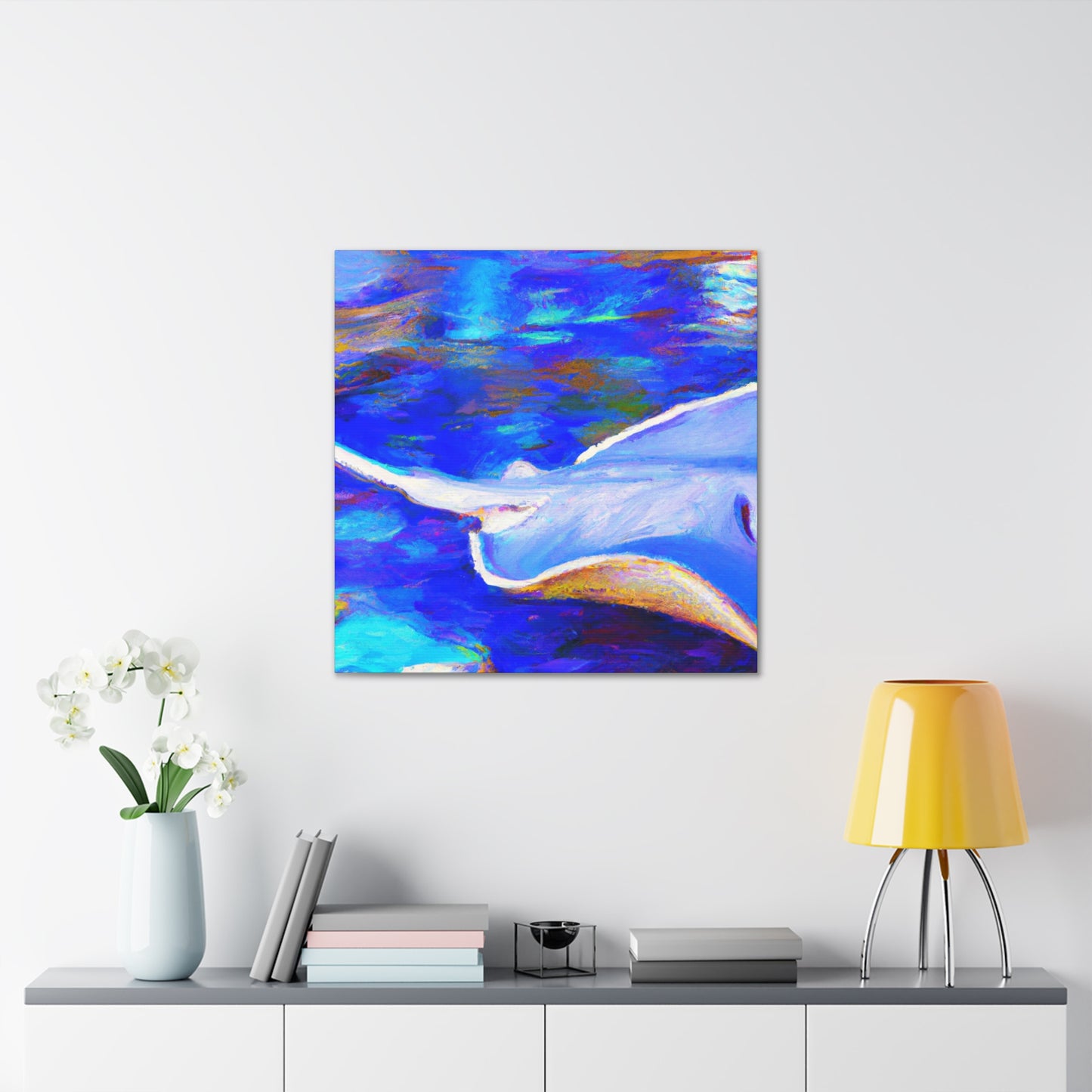 "Stunning Stingray Impression" - Canvas