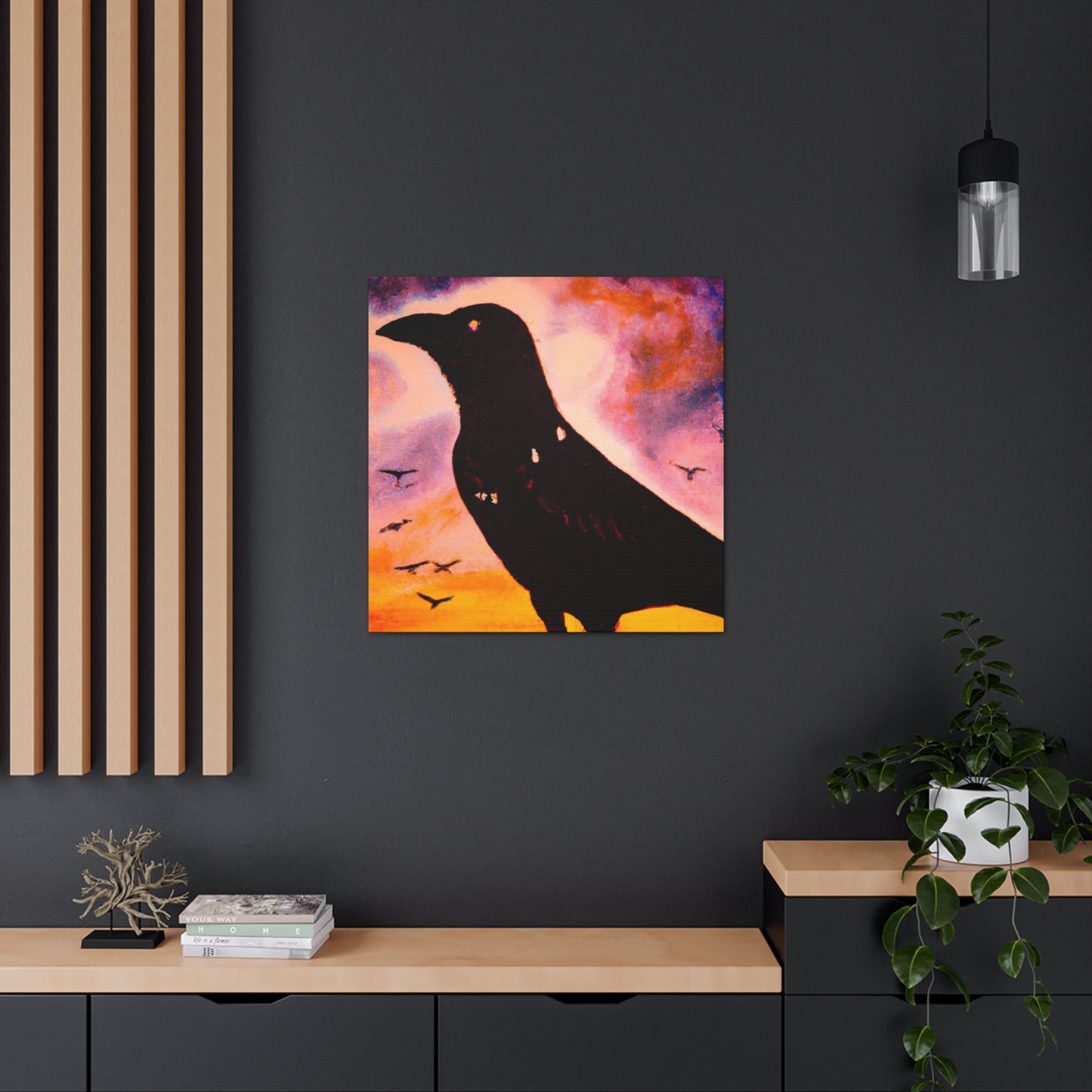 American Crow Glory - Canvas