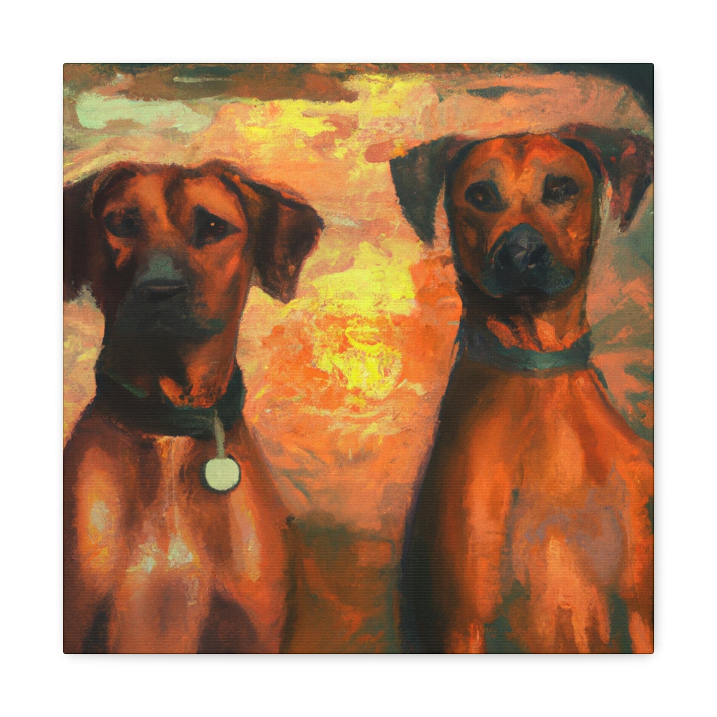 "Ridgeback in Surrealism" - Canvas