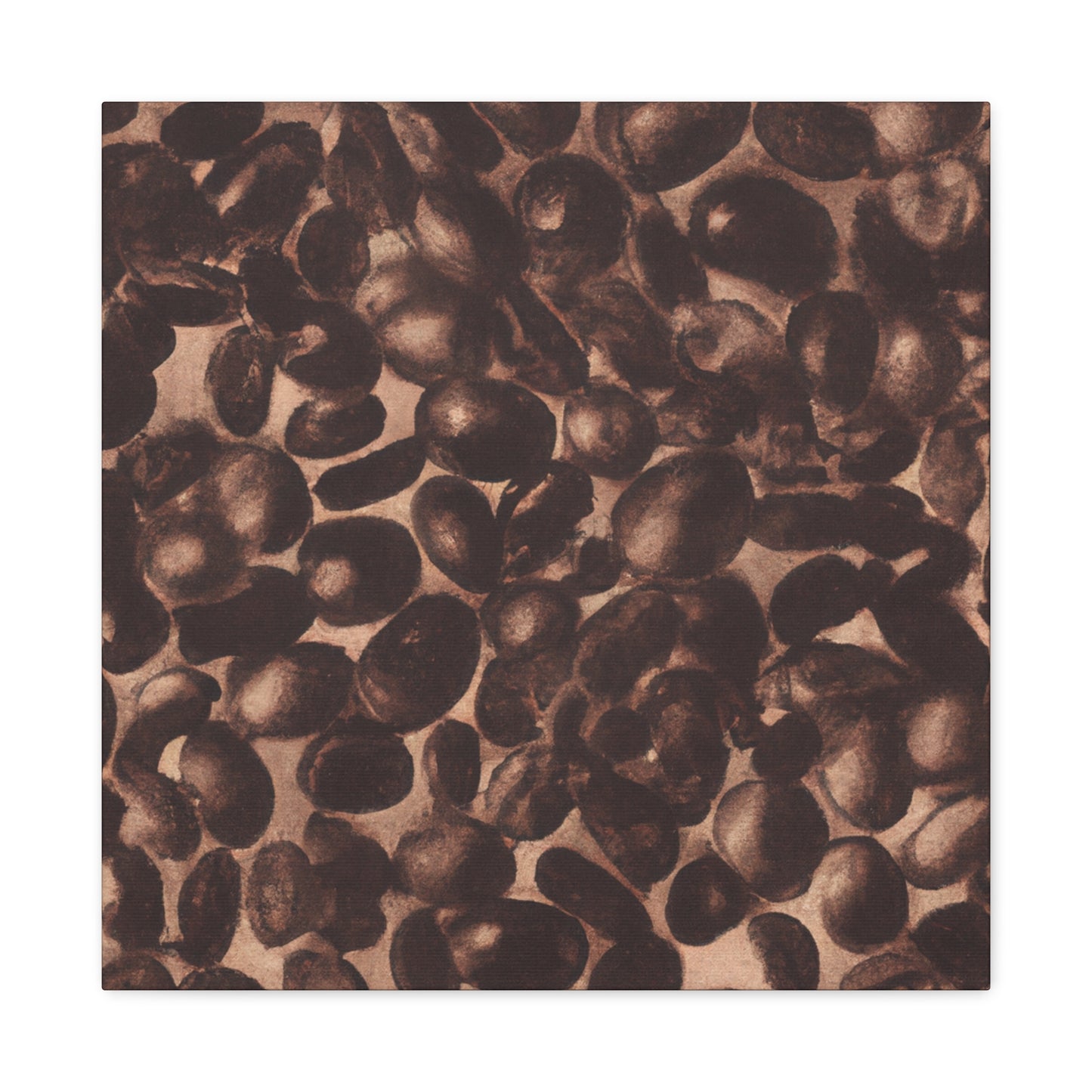 Coffee Beans in Color - Canvas