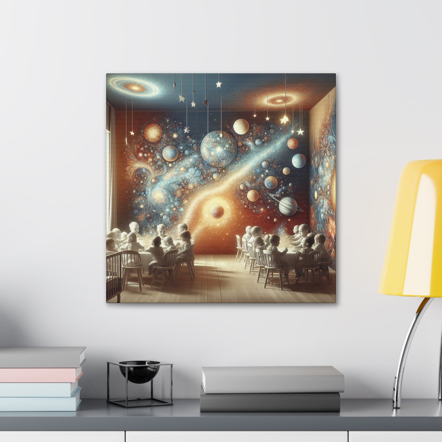 Cosmic Dreamscape Journey - Canvas