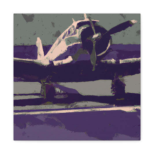 "Vintage Flight Fauvism" - Canvas