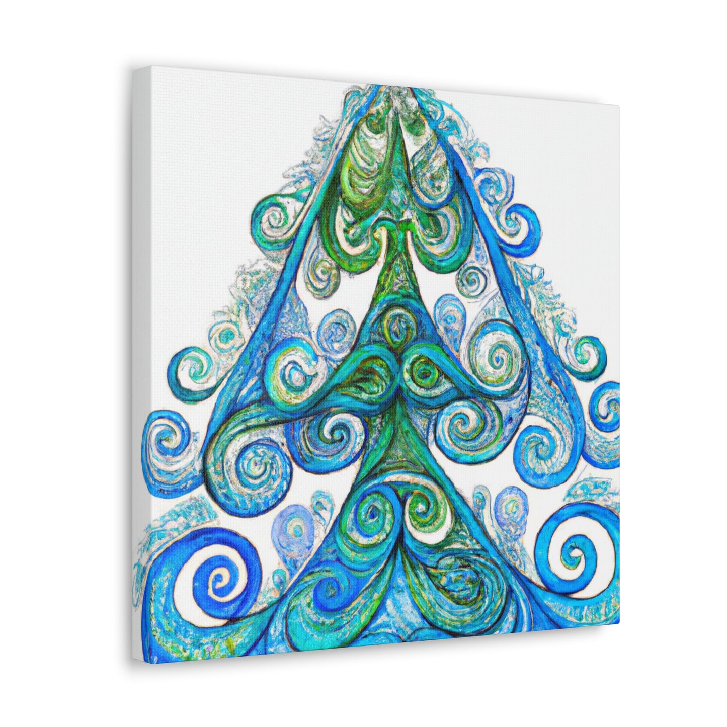 Christmas Tree Splendor - Canvas