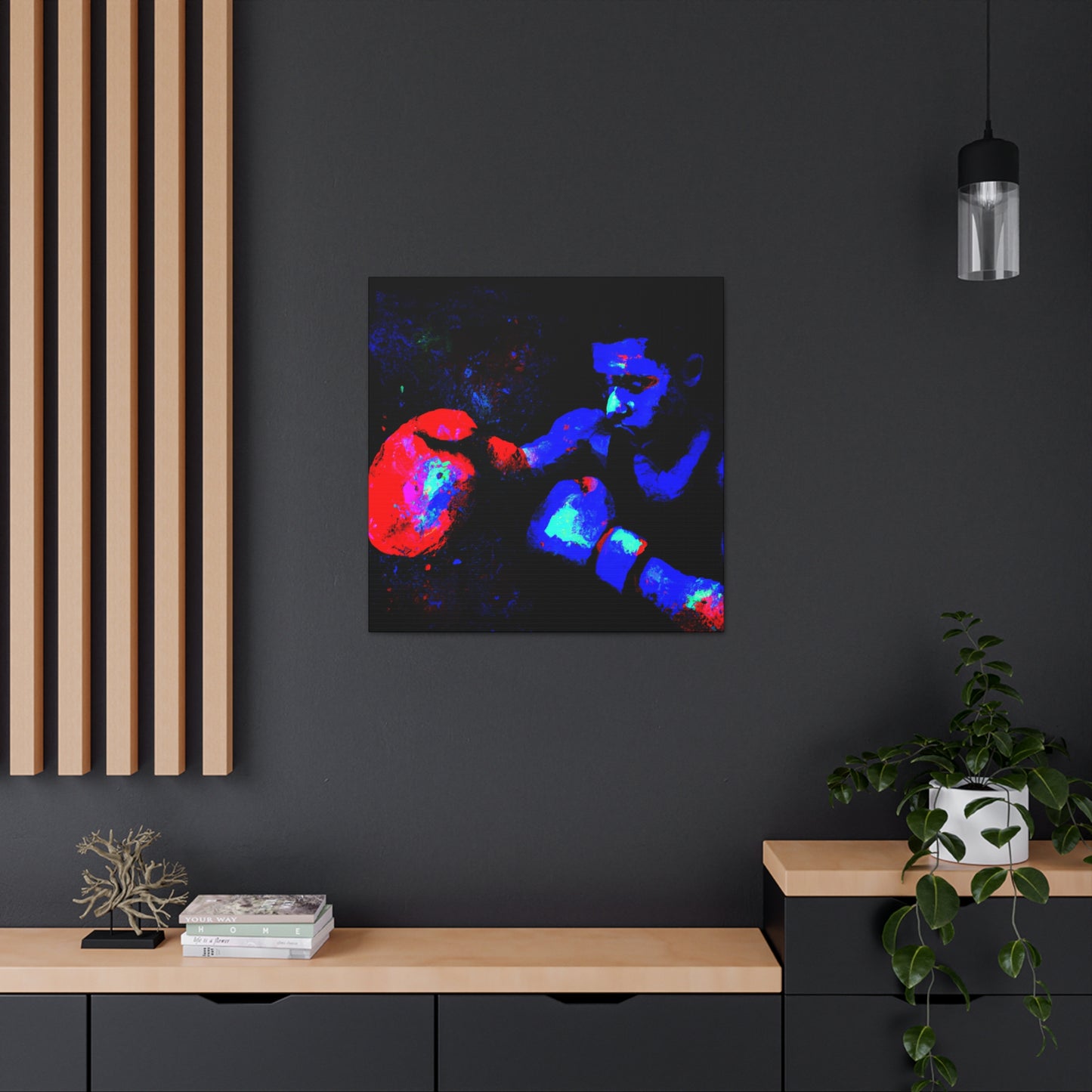 "Boxers in the Ring" - Canvas