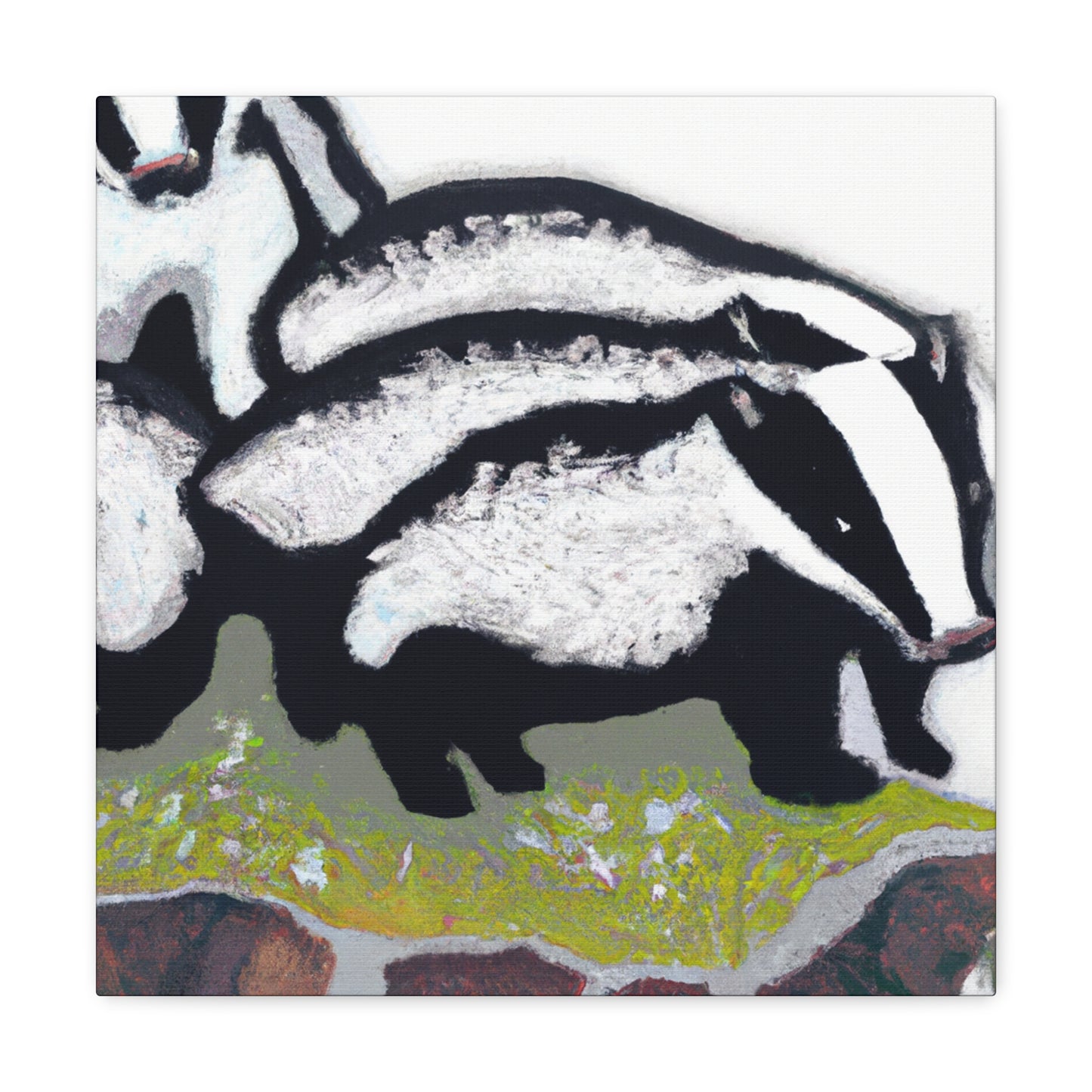 Badger's Abstract Emotion - Canvas