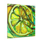 Lemon Impressionism Glows - Canvas