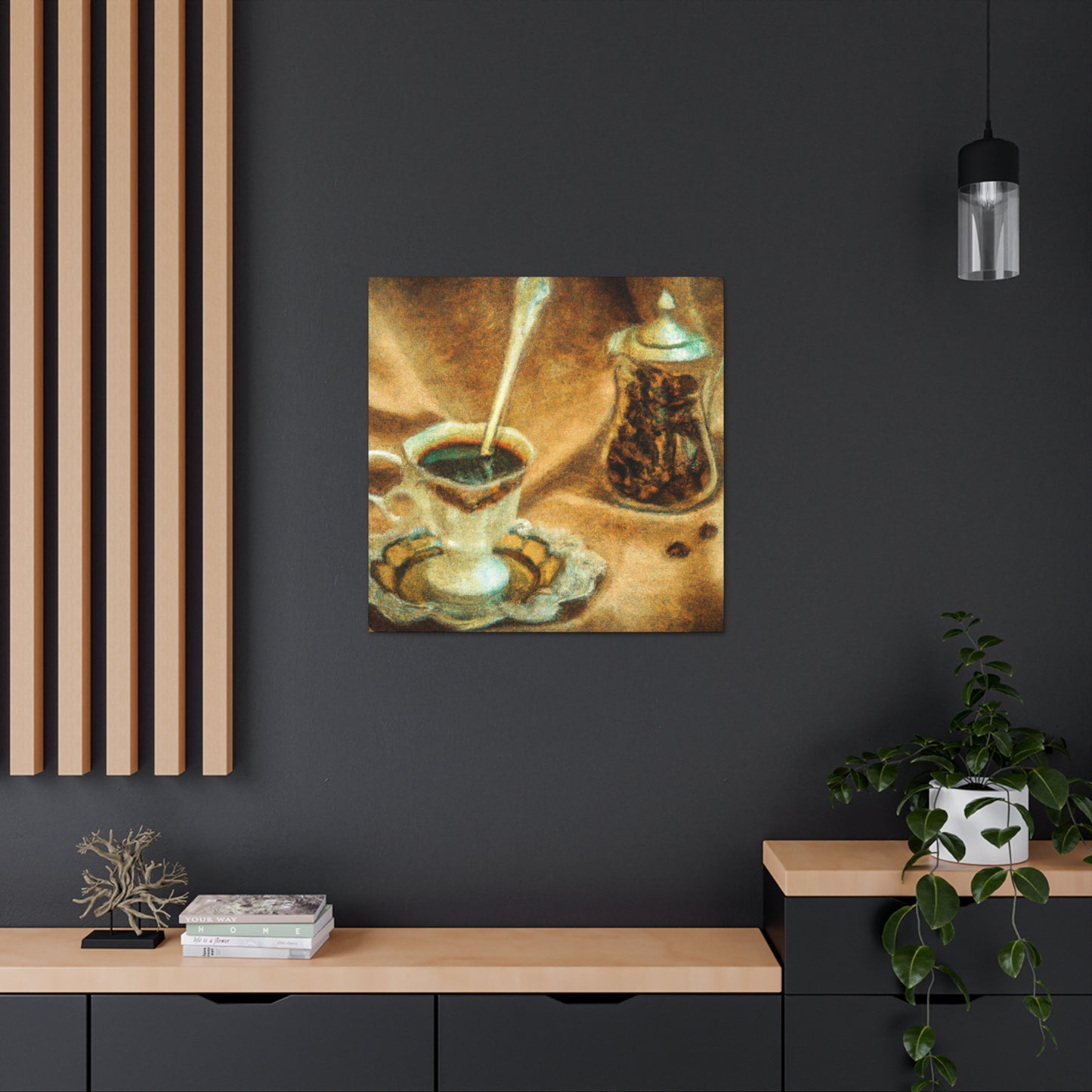 "Coffee in Baroque Style" - Canvas