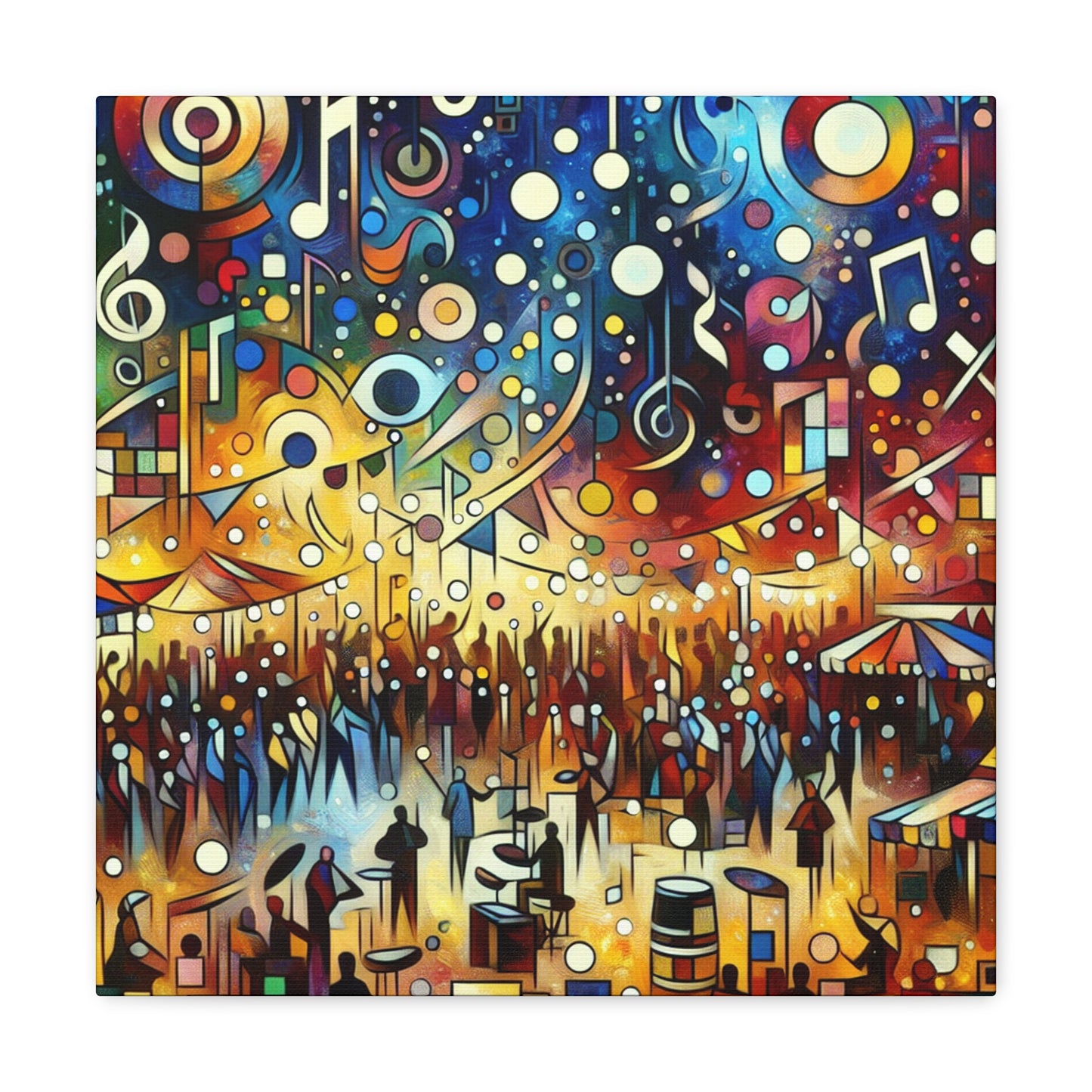 Joyful Celebrations in Motion - Canvas