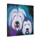 "Surreal Old English Sheepdog". - Canvas