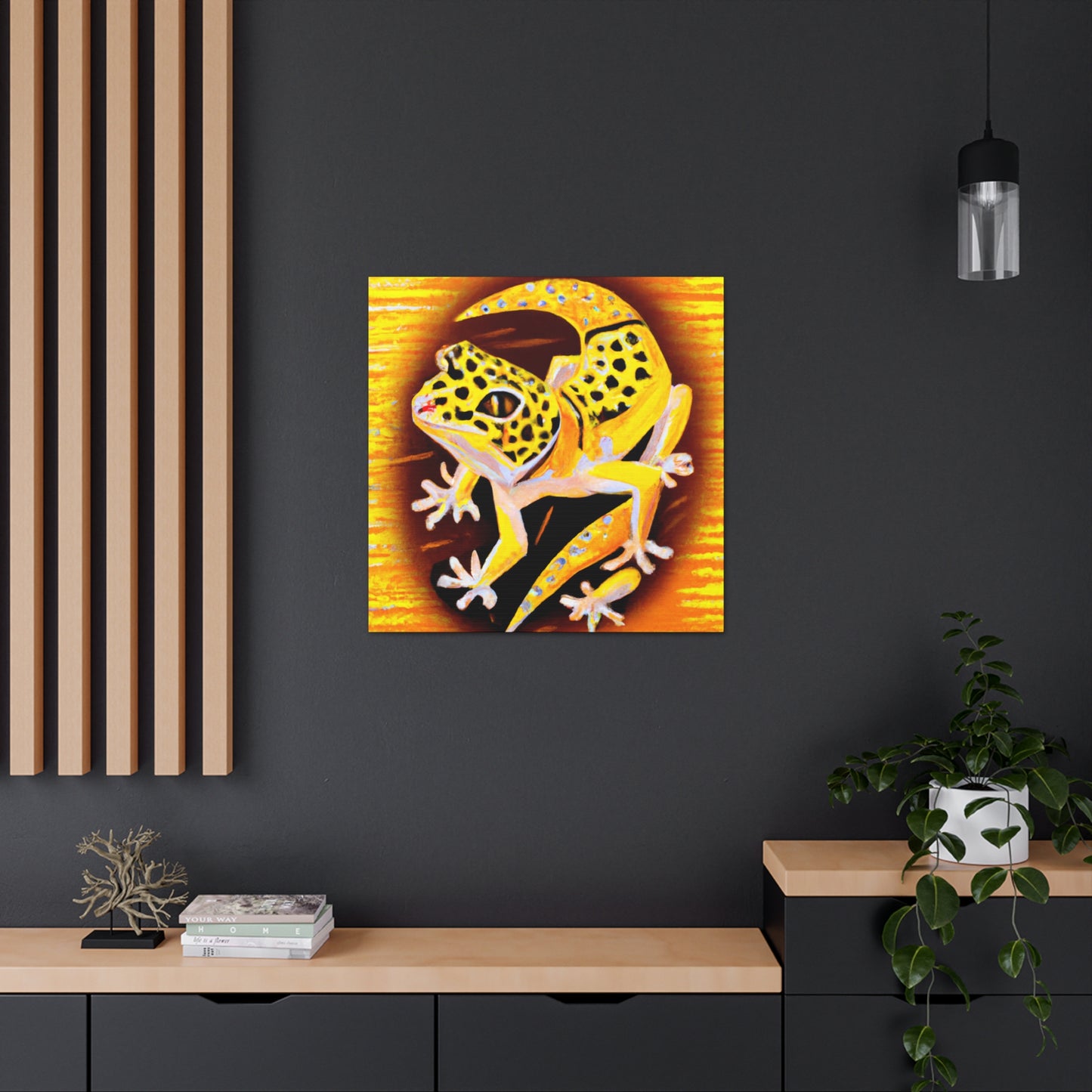 Leopard Gecko Deco. - Canvas