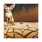 Fennec Fox Majestic Burst - Canvas