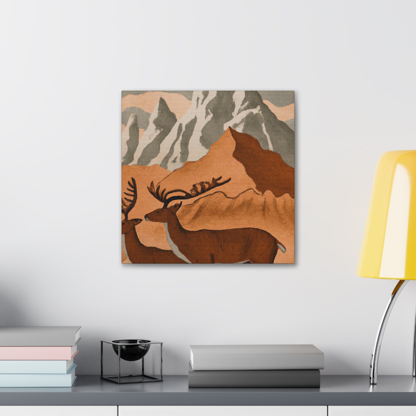 Deer at Neoclassicism - Canvas