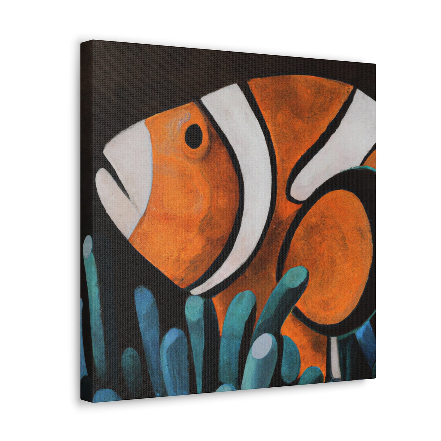 "Funny Clownfish Artwork." - Canvas