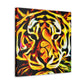 "Striking Tiger Portrait" - Canvas