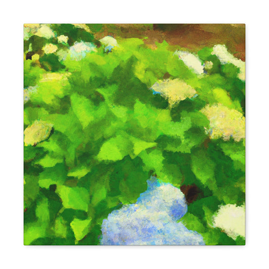 "Hydrangea in Impressionism" - Canvas