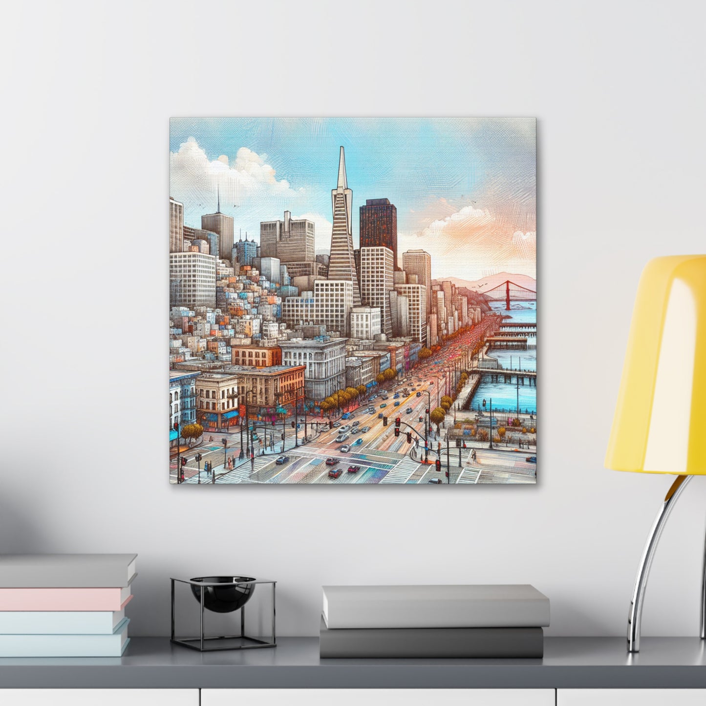 "Urban Symmetry Unveiled" - Canvas