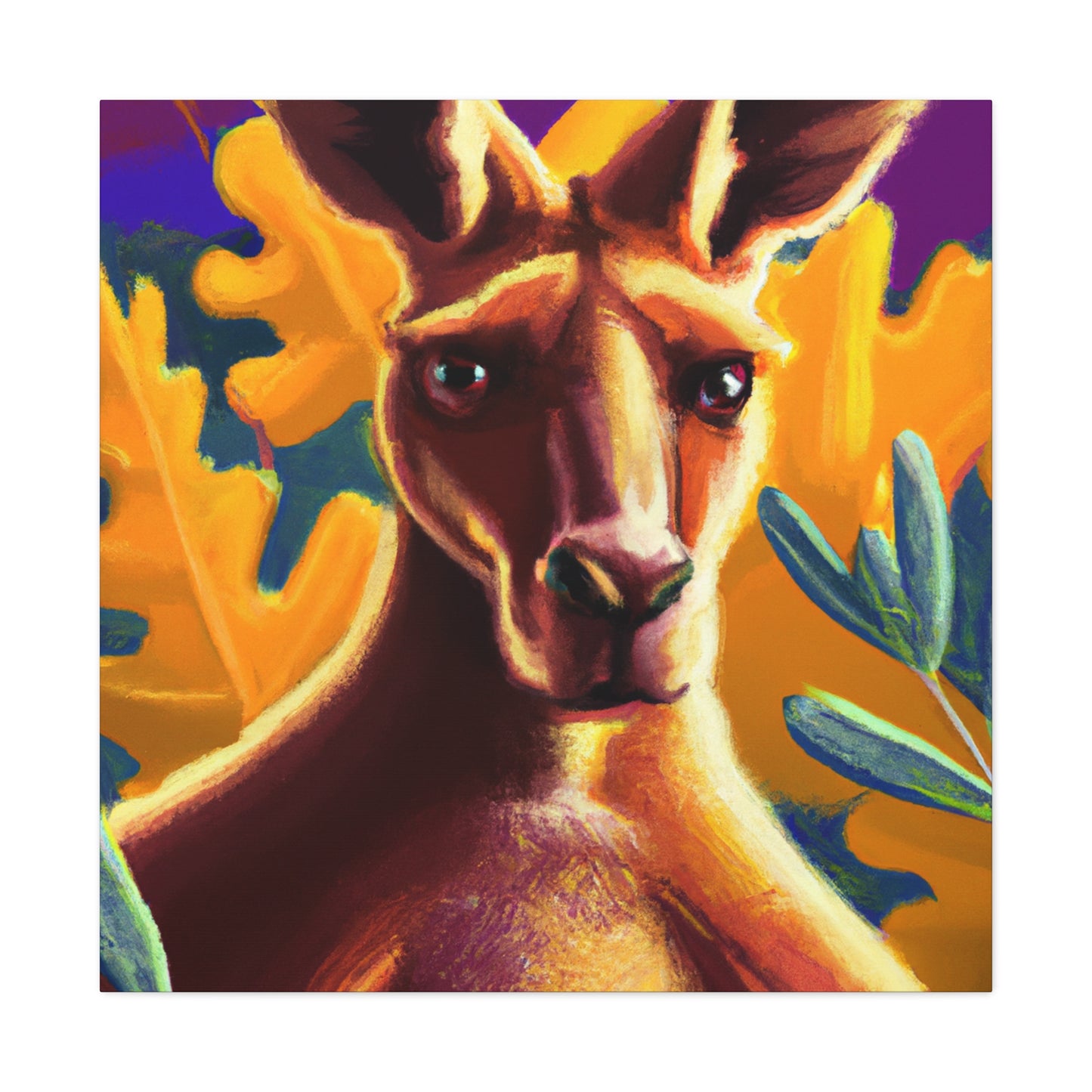 Kangaroo in Nature - Canvas