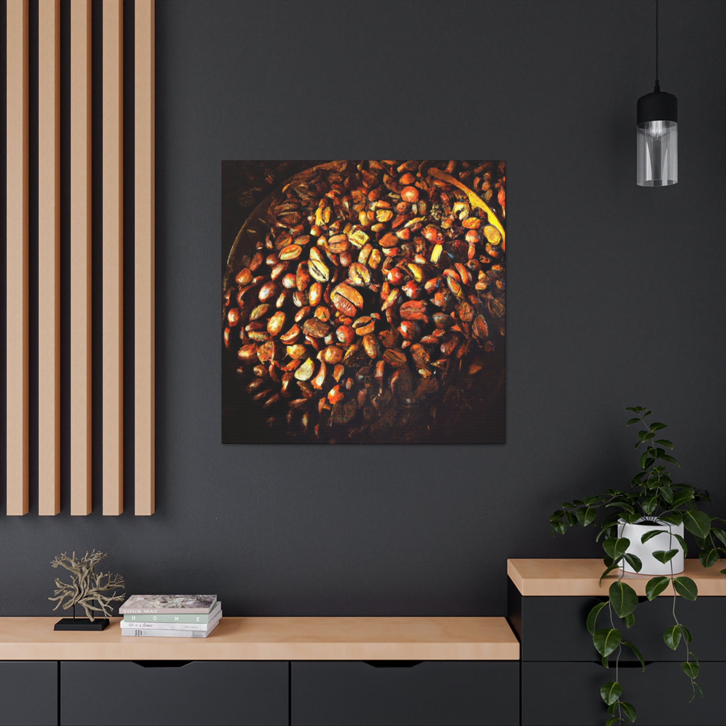 Coffee Beans Harvested - Canvas