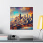 "Urban Dreamscape Unveiled" - Canvas