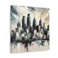 "Cityscape Serenade Philadelphia" - Canvas