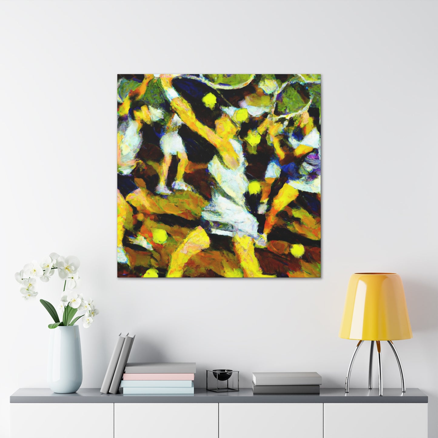 Tennis in Impressionism - Canvas