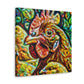 "Chickens in Impressionism" - Canvas