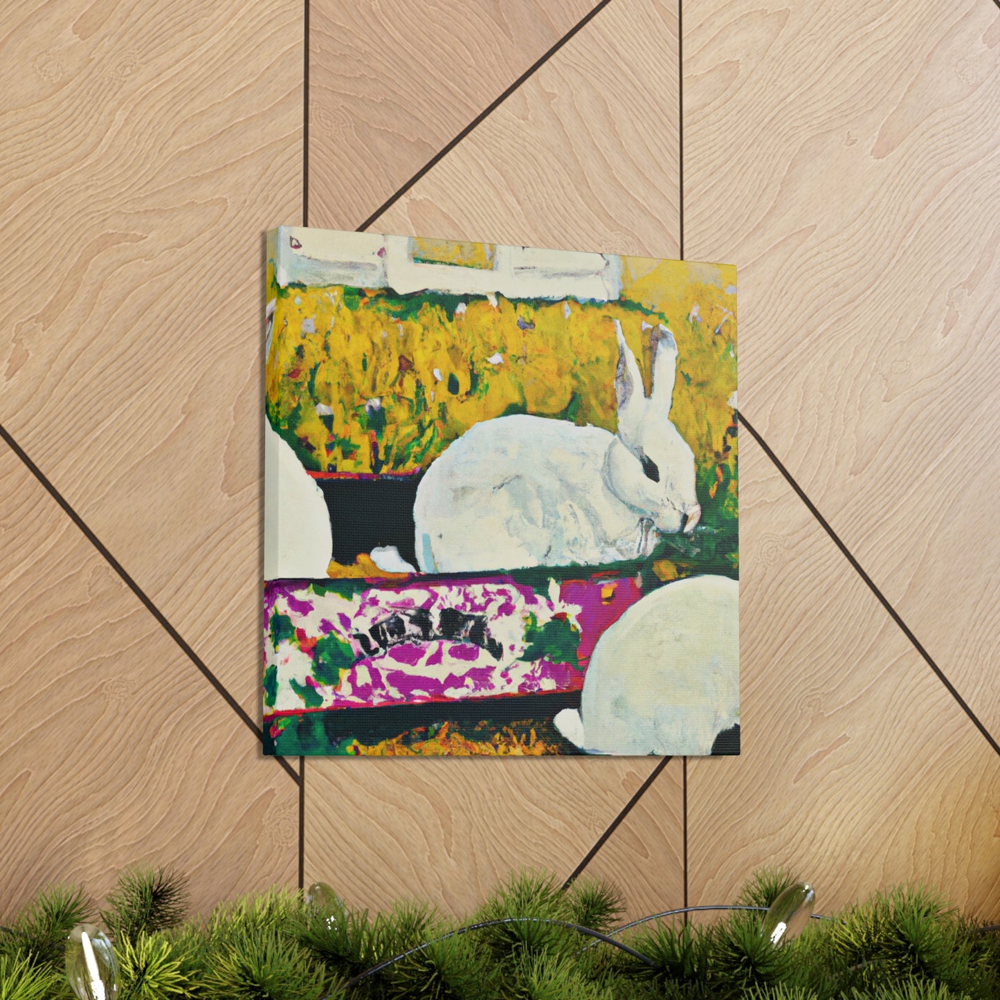 "Rabbit in Repose" - Canvas