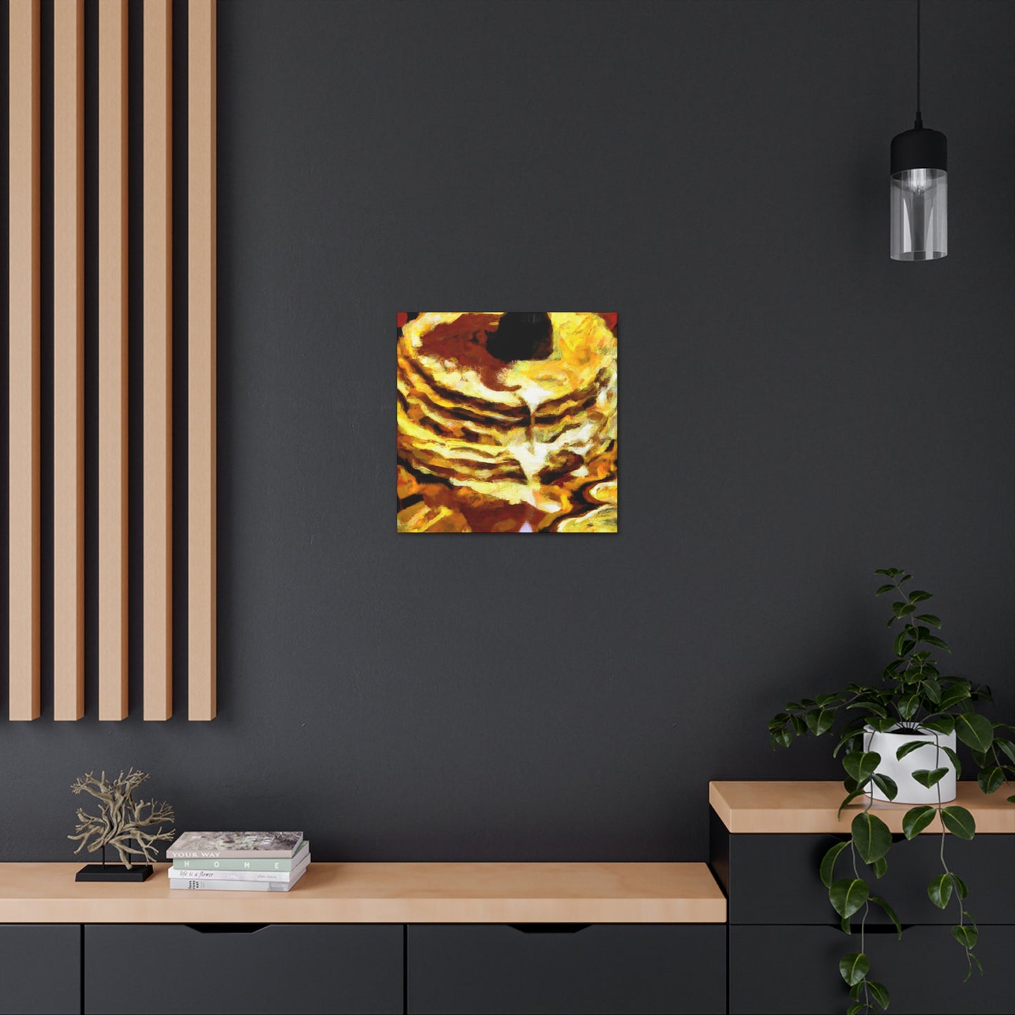 Pancakes in Abstraction - Canvas