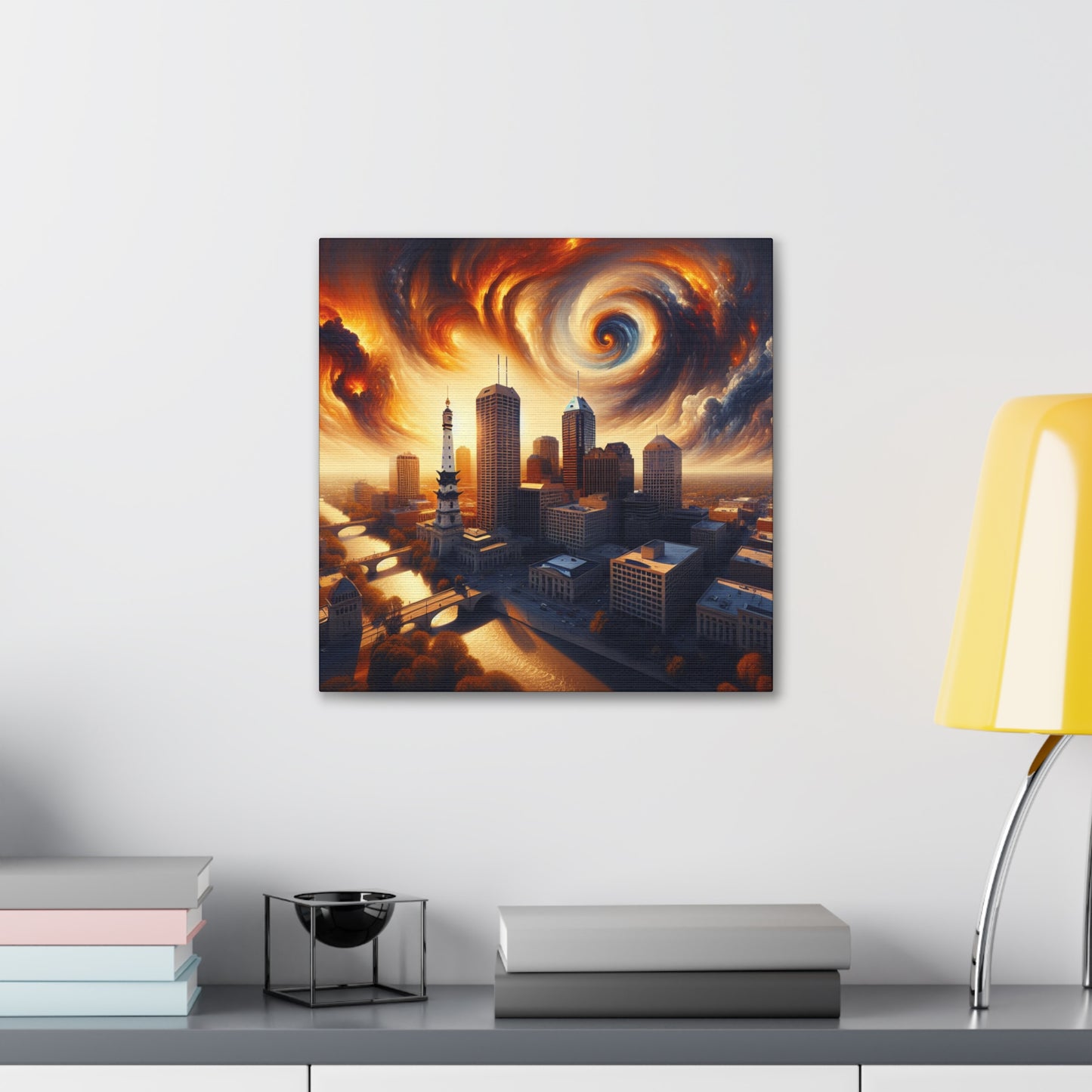 "Enigmatic Indianapolis Dreams" - Canvas