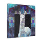 "Alpaca in Art Deco" - Canvas