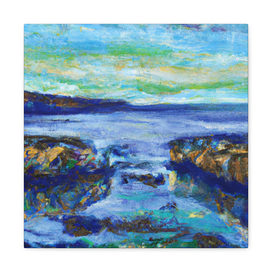 Coastline, Impressionist Style - Canvas