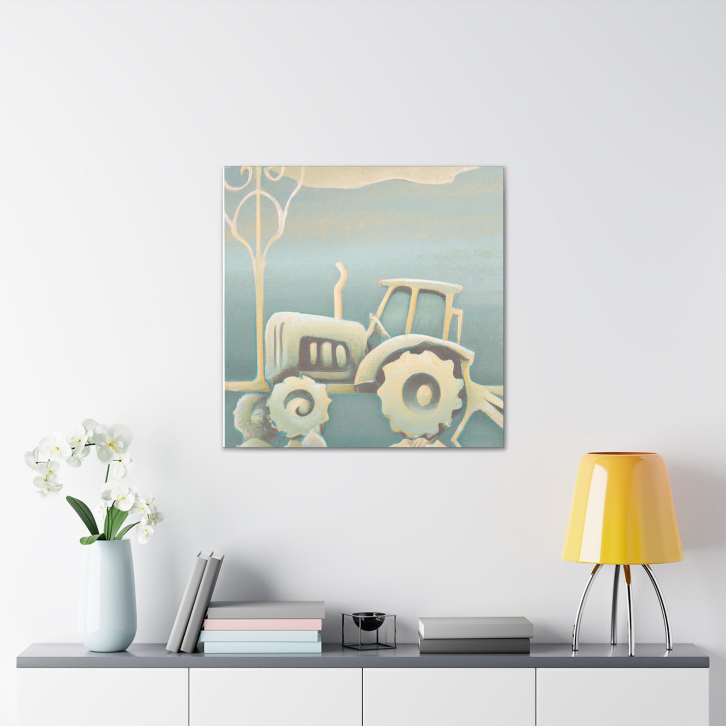 "Tractor of Industry" - Canvas