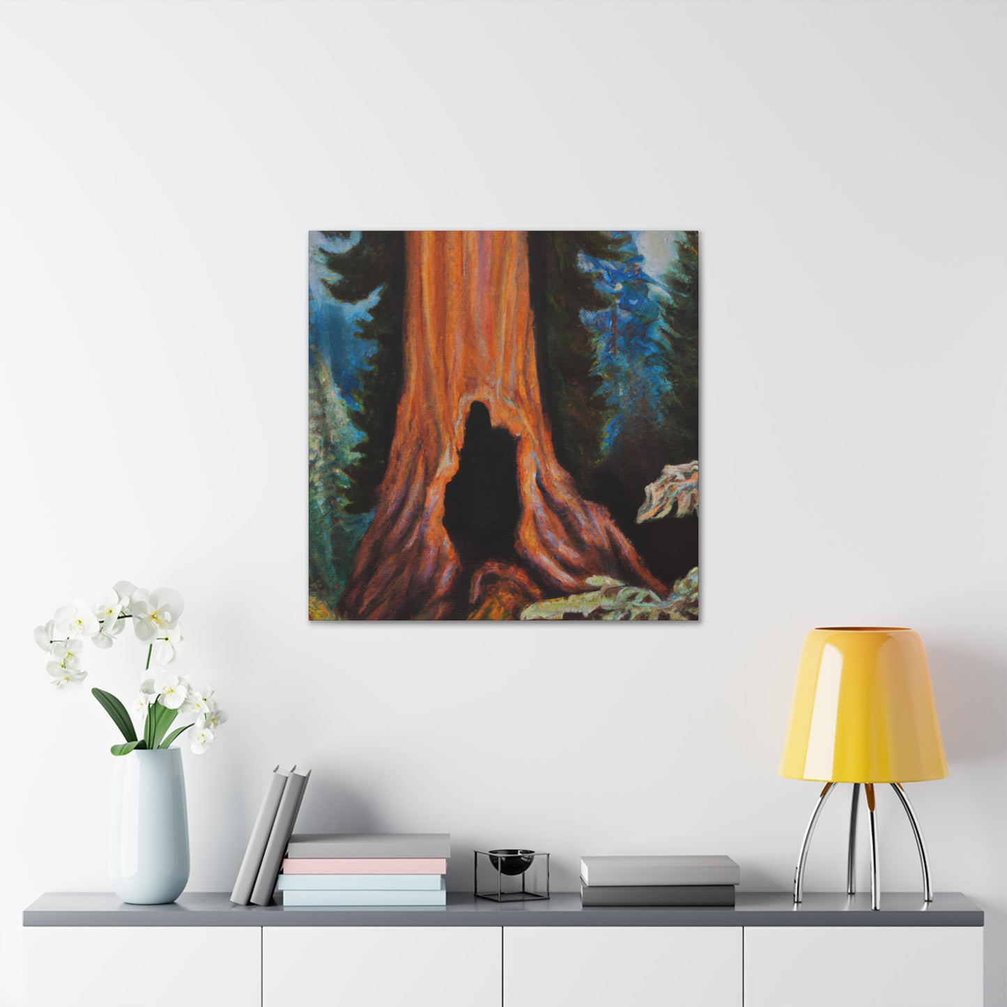 "Redwood Serenity Dreamscape" - Canvas