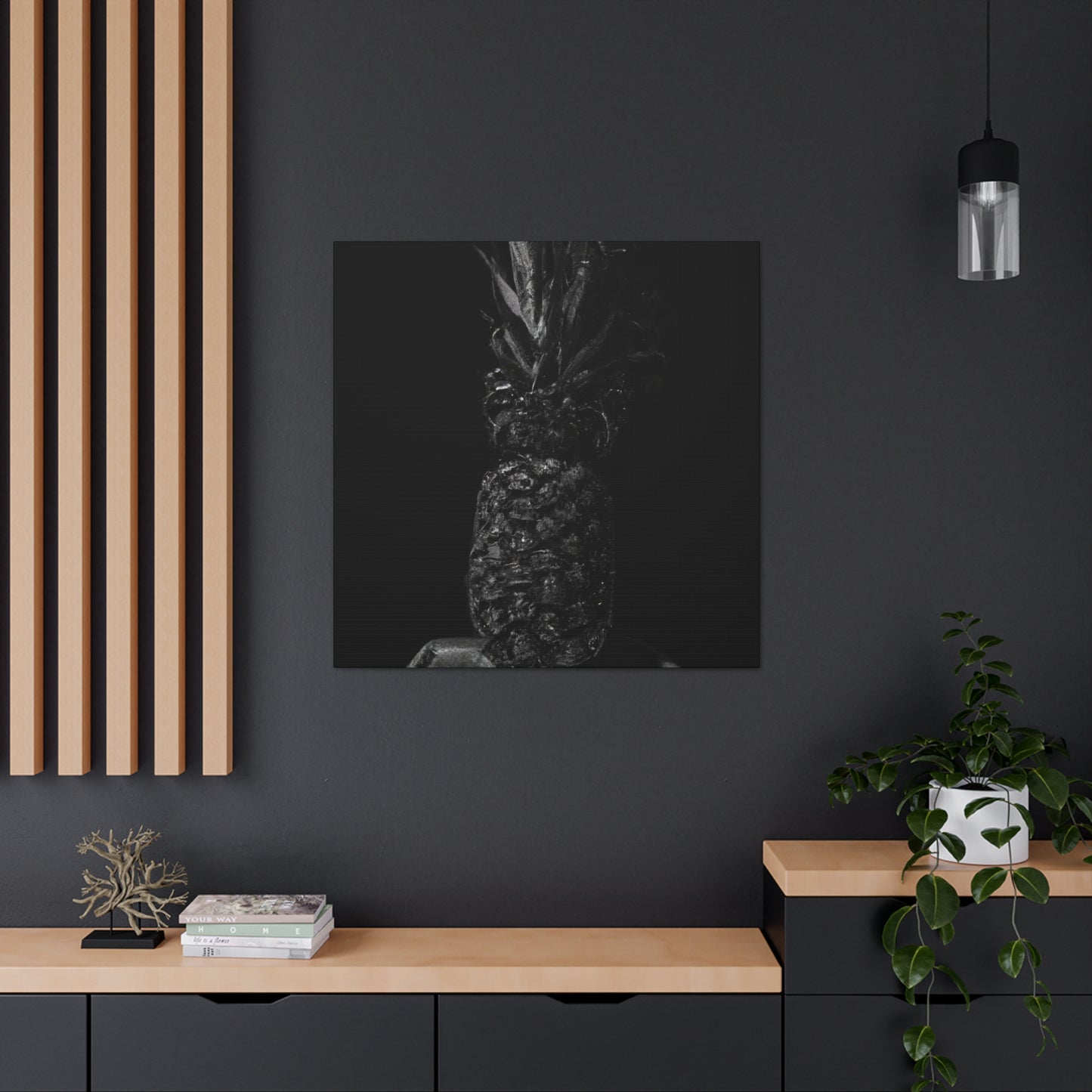 Pineapple Realism Scene - Canvas