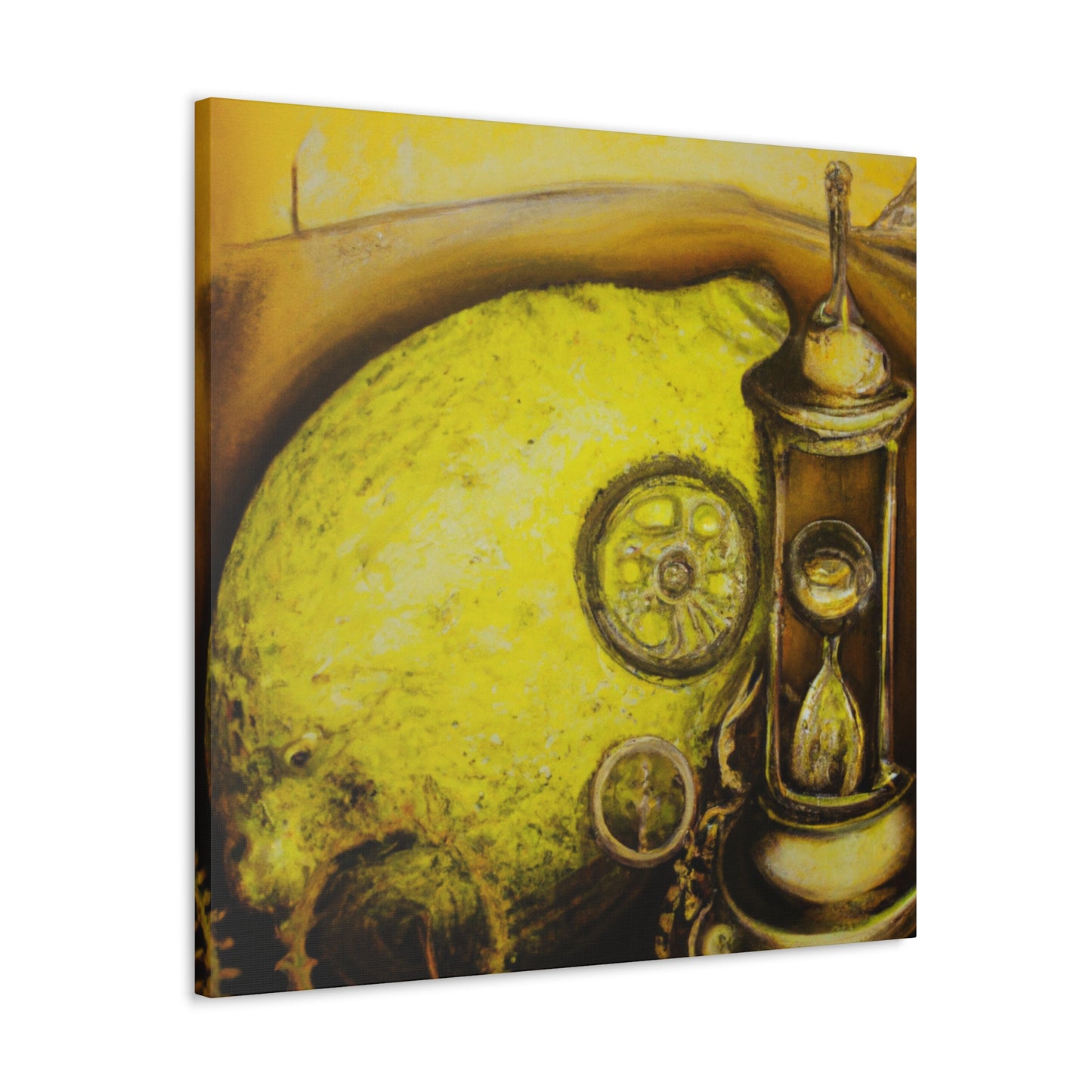 Lemon in Steampunk Land - Canvas