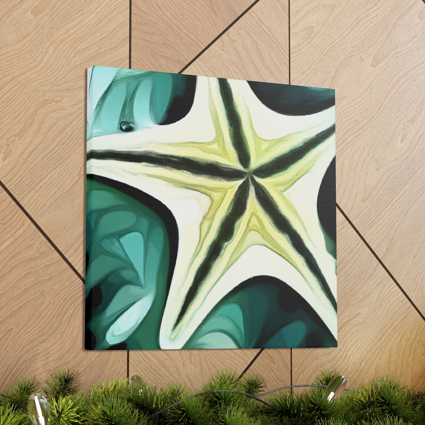 "Starfish Sparkles Aloft" - Canvas