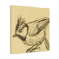 "Tufted Titmouse Splendor" - Canvas