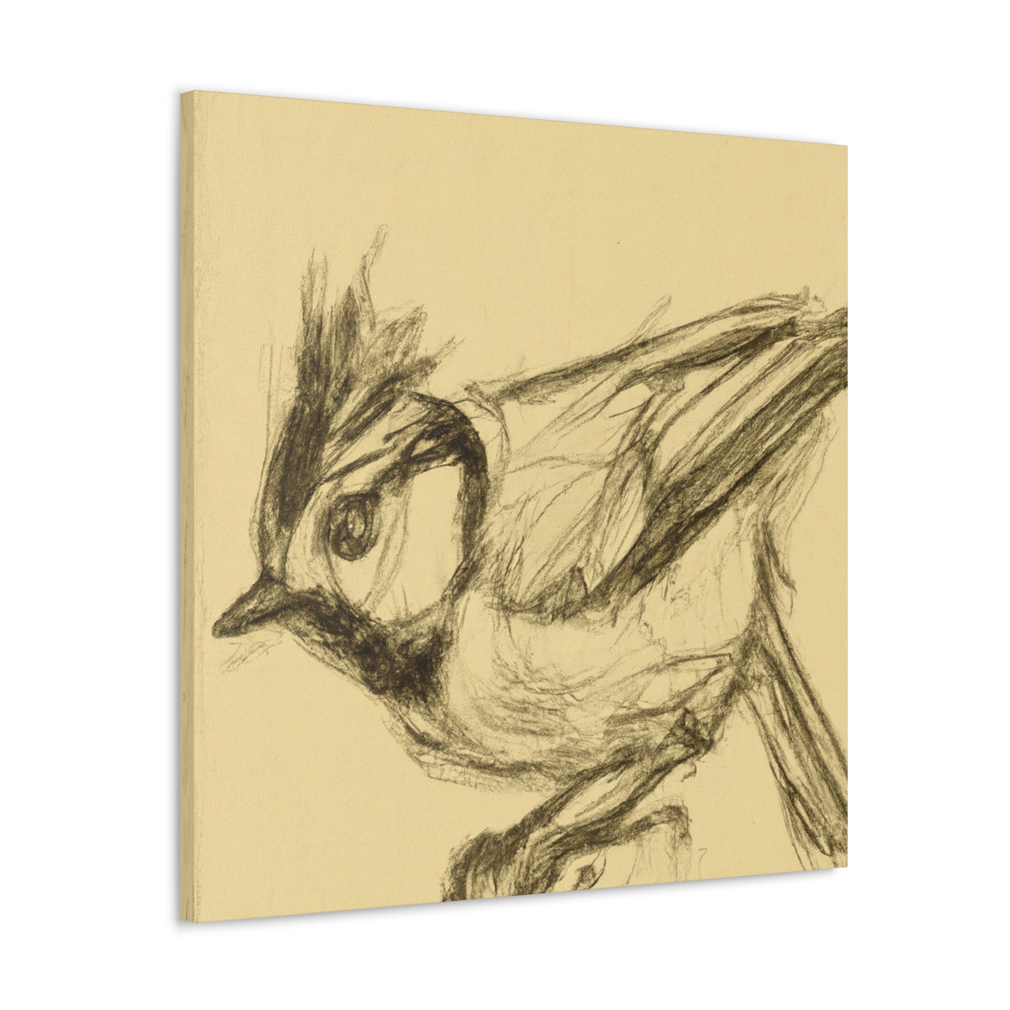 "Tufted Titmouse Splendor" - Canvas