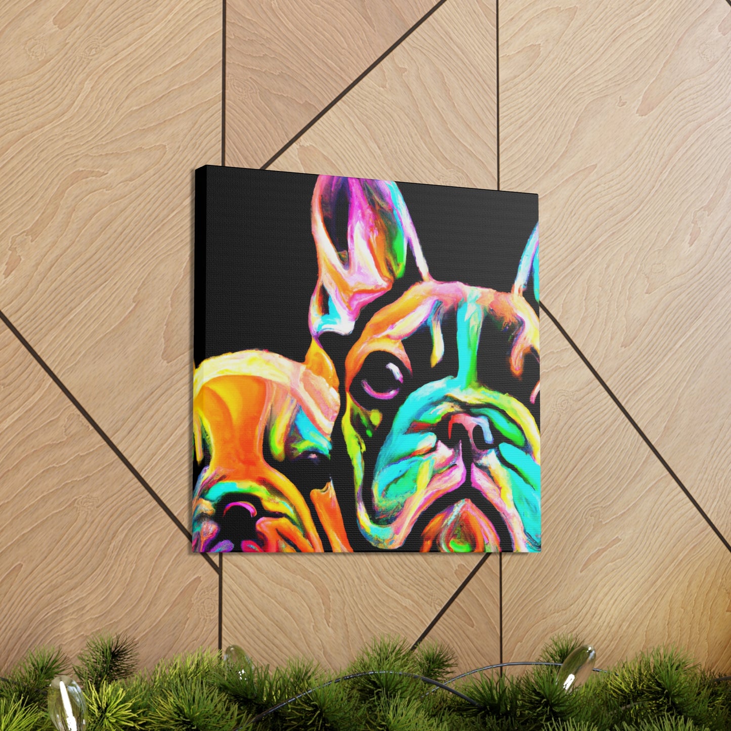 "French Bulldog Delightful!" - Canvas