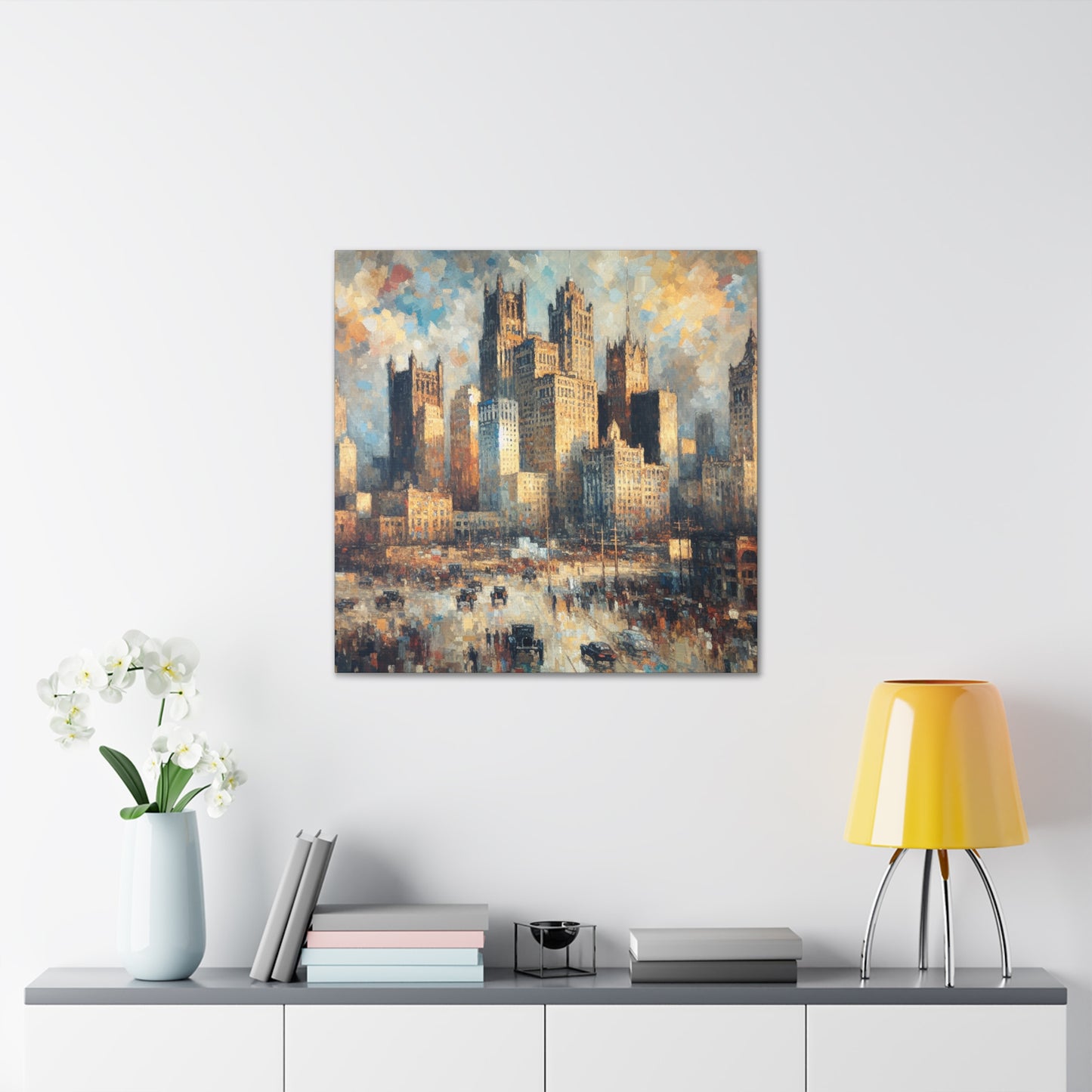 "City in Motion" - Canvas