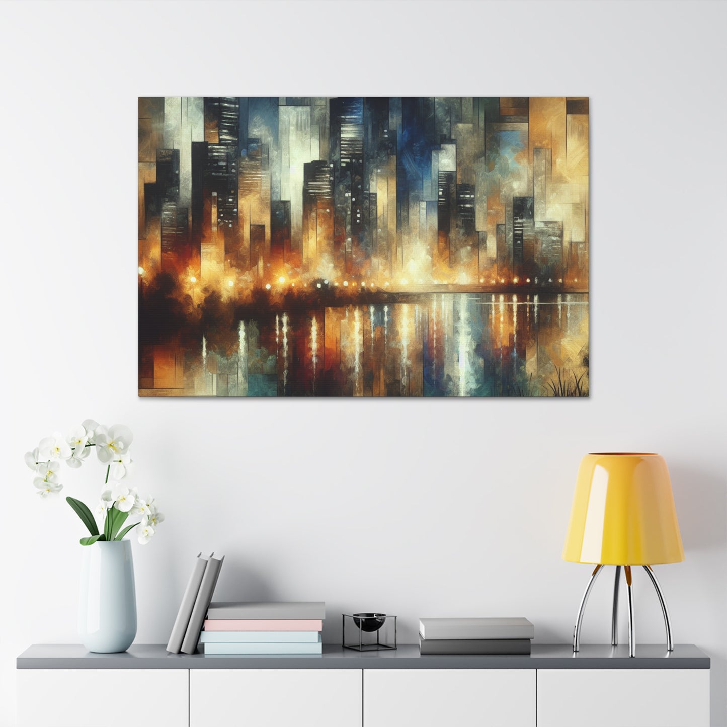 "Midnight Metropolis Movement" - Canvas