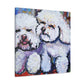 Bichon Frise Impressionism - Canvas