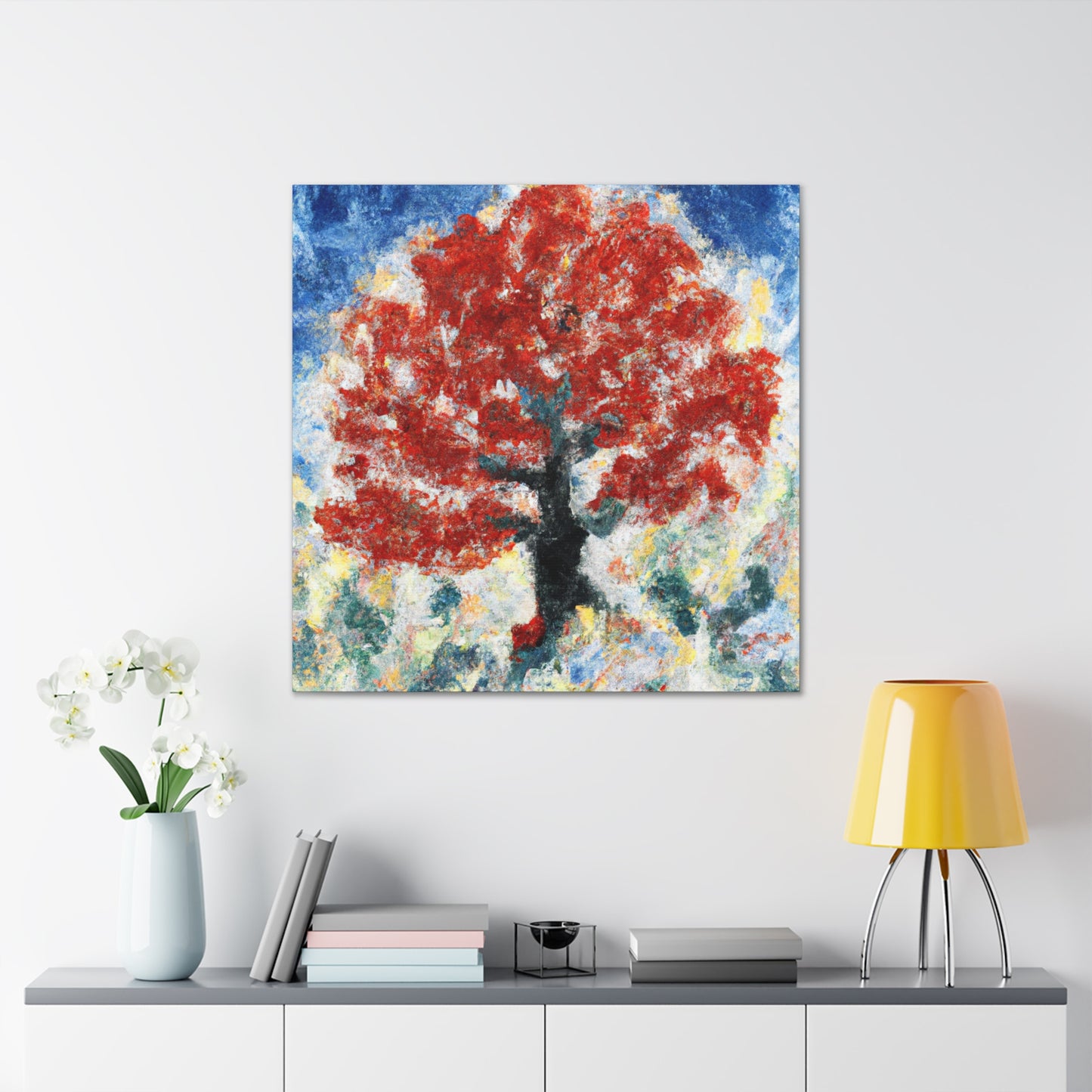 "Oak Tree Impressionism. - Canvas