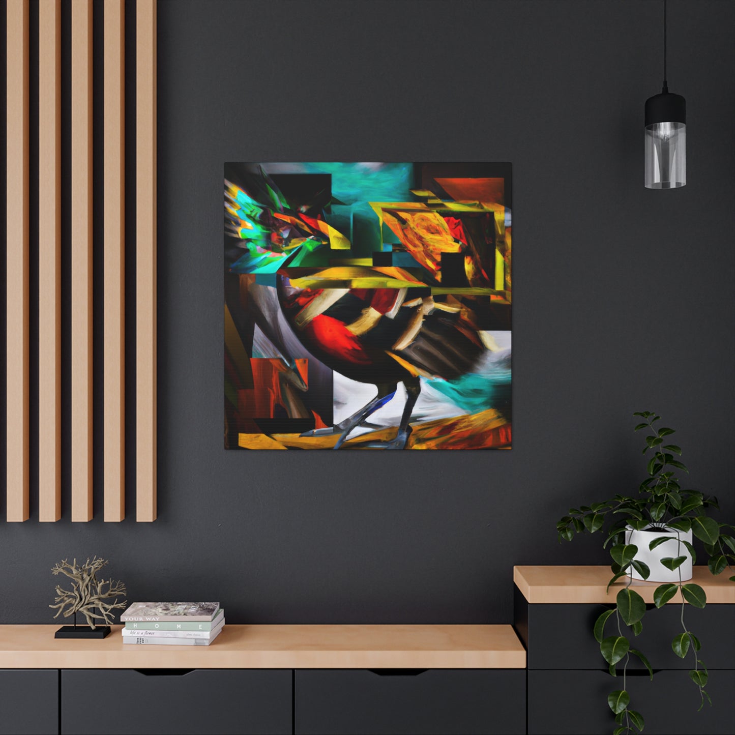 Golden Pheasant Dreaming - Canvas